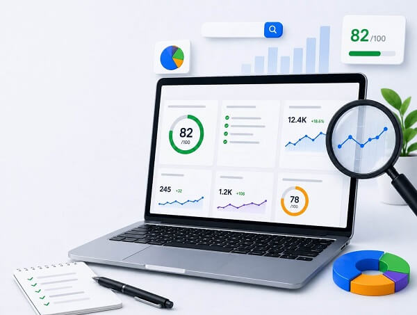 SEO анализ и резултати — органичен трафик и позиции в Google